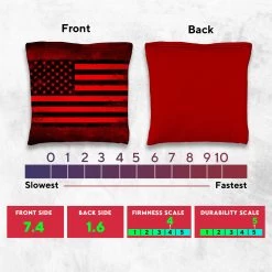 Blue Red Lines Tournament Cornhole Bags - Set Of 8 -Pro Cornhole Shop 5 75522.1708461321