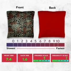 Orange White Blue Green Lines Tournament Cornhole Bags - Set Of 8 11 Orange White Blue Green Lines Tournament Cornhole Bags - Set Of 8 -Pro Cornhole Shop 5 86164.1708644158