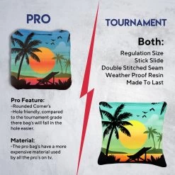 Green Blue Beach Professional Cornhole Bags - Set Of 8 13 Green Blue Beach Professional Cornhole Bags - Set Of 8 -Pro Cornhole Shop 6 30084.1708185943