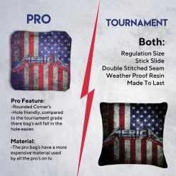 Merica Tournament Cornhole Bags - Set Of 8 -Pro Cornhole Shop 6 30456.1708461124