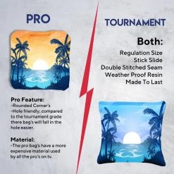 River Palms Tournament Cornhole Bags - Set Of 8 12 River Palms Tournament Cornhole Bags - Set Of 8 -Pro Cornhole Shop 6 43879.1708652394