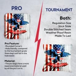 USA Eagle Flag Tournament Cornhole Bags - Set Of 8 13 USA Eagle Flag Tournament Cornhole Bags - Set Of 8 -Pro Cornhole Shop 6 51205.1708225599