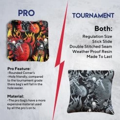 Skull Rider Professional Cornhole Bags - Set Of 8 13 Skull Rider Professional Cornhole Bags - Set Of 8 -Pro Cornhole Shop 6 75117.1707441685