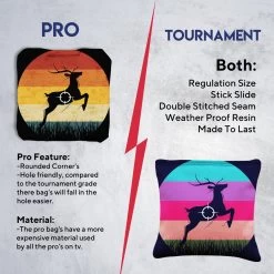 Deer In Scope Tournament Cornhole Bags - Set Of 8 -Pro Cornhole Shop 6 93307.1708293684