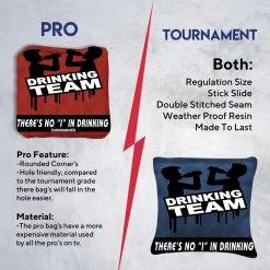 Drinking Team Professional Cornhole Bags - Set Of 8 13 Drinking Team Professional Cornhole Bags - Set Of 8 -Pro Cornhole Shop 6 95857.1707442138