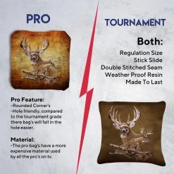 Deer Tournament Cornhole Bags - Set Of 8 13 Deer Tournament Cornhole Bags - Set Of 8 -Pro Cornhole Shop 6 98238.1708460685