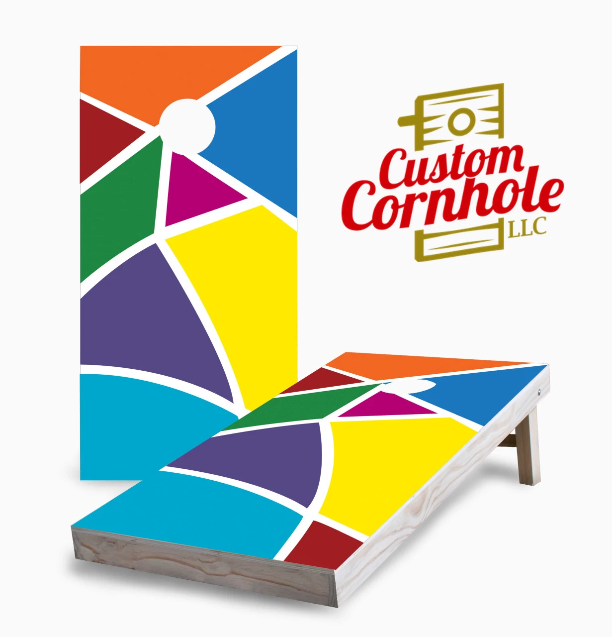 Abstract Cornhole Set With Bags 4 Abstract Cornhole Set With Bags - Image 2