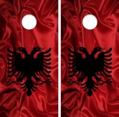 Pro Cornhole Shop -Pro Cornhole Shop Albanian Flag 65987.1698339614