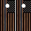 American Flag Blue Line Cornhole Wraps - Set Of 2 2 American Flag Blue Line Cornhole Wraps - Set Of 2 -Pro Cornhole Shop American Flag Blue Line Stain Wood 37317.1712689555