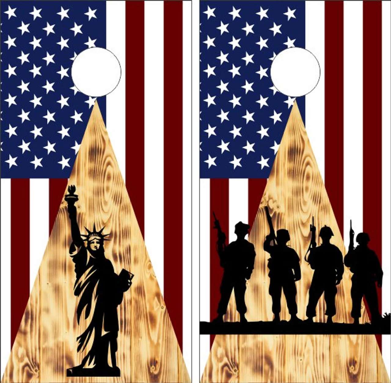Pro Cornhole Shop -Pro Cornhole Shop American Flag Statue Of Liberty Soldiers 1 26824.1602537110