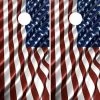 Waving American Flag Cornhole Wraps - Set Of 2 -Pro Cornhole Shop American Flag Wraps 04053.1445038258