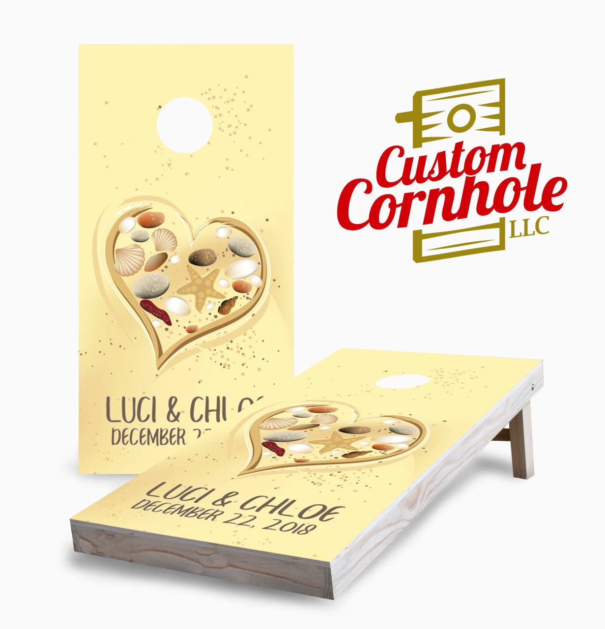 Beach Wedding Cornhole Set With Bags 3 Beach Wedding Cornhole Set With Bags