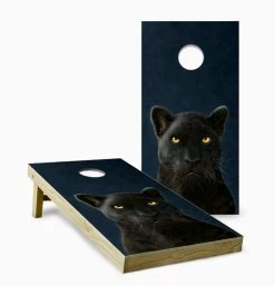 Black Panther Portrait Cornhole Set With Bags