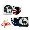 Black White Deer In Scope Professional Cornhole Bags - Set Of 8 2 Black White Deer In Scope Professional Cornhole Bags - Set Of 8 -Pro Cornhole Shop Black White Deer in Scope Professional 29399.1707355122
