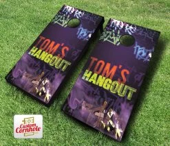 Blacklight Hangout Cornhole Set With Bags 8 Blacklight Hangout Cornhole Set With Bags -Pro Cornhole Shop Blacklight Hangout Cornhole Set 42258.1484691625
