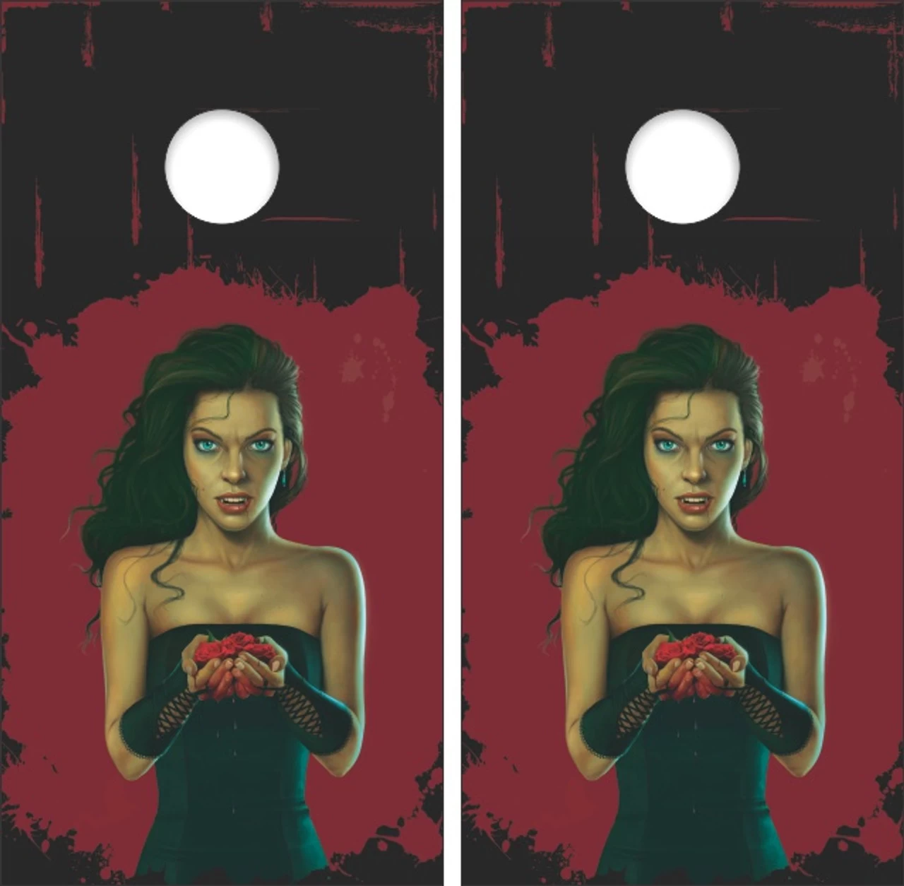 Blood Roses Cornhole Set With Bags 4 Blood Roses Cornhole Set With Bags - Image 2