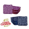 Blue Purple Tech Professional Cornhole Bags - Set Of 8