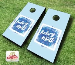 Blue Vogue Wedding Cornhole Set With Bags 7 Blue Vogue Wedding Cornhole Set With Bags -Pro Cornhole Shop Blue Vogue Wedding Cornhole Set 16529.1485985926