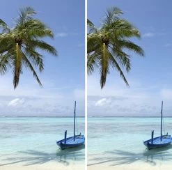 Wooden Boat Cornhole Wraps - Set Of 2