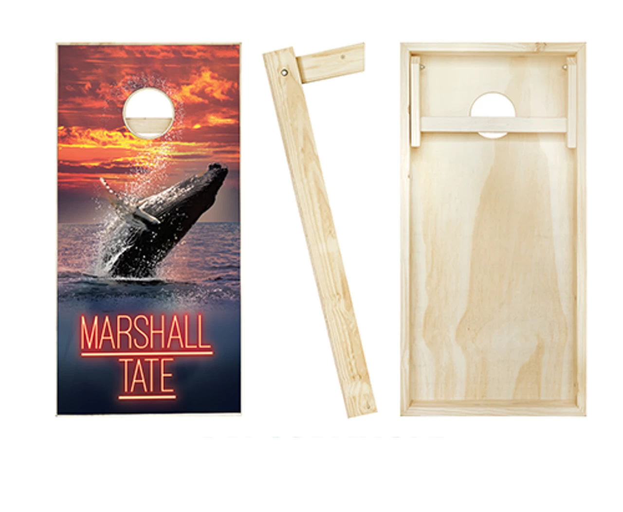 Breaching Whale Cornhole Set With Bags 4 Breaching Whale Cornhole Set With Bags - Image 2