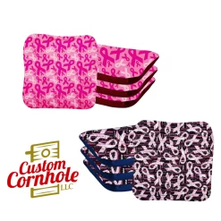 Breast Cancer Professional Cornhole Bags - Set Of 8