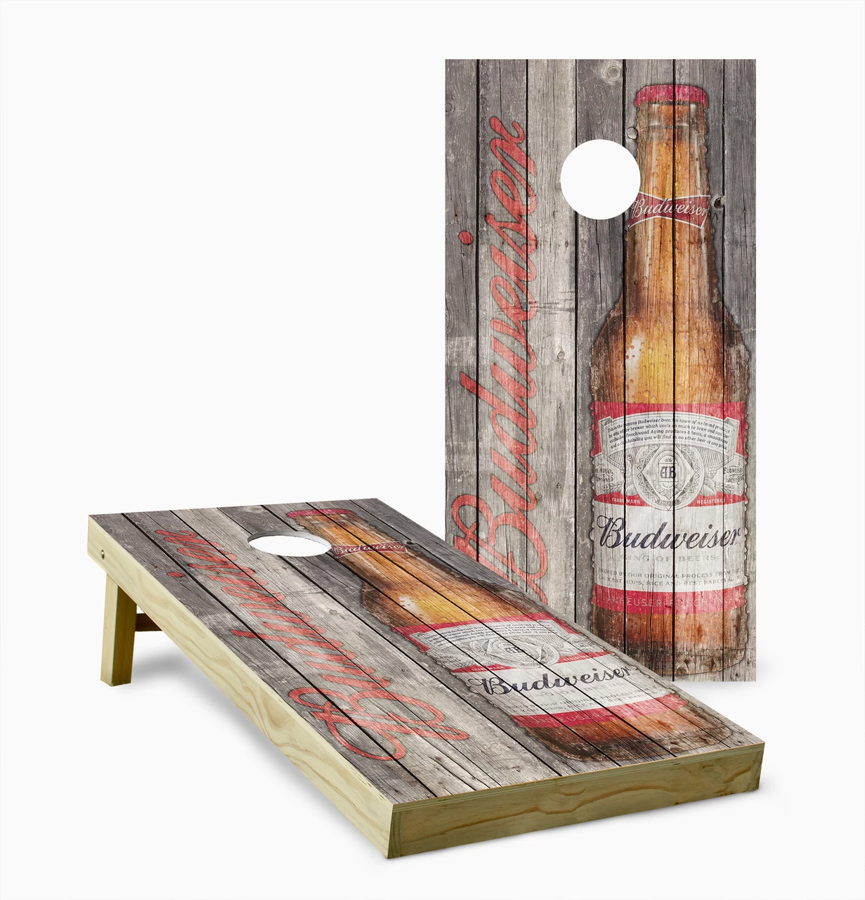 Budweiser Version 2 Cornhole Set With Bags 3 Budweiser Version 2 Cornhole Set With Bags