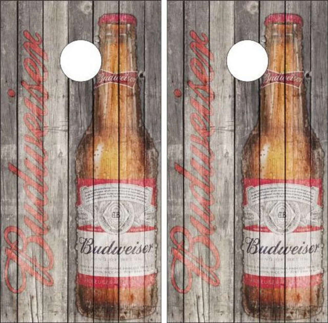 Budweiser Version 2 Cornhole Set With Bags 4 Budweiser Version 2 Cornhole Set With Bags - Image 2