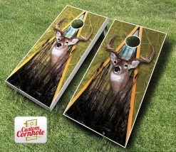 Deer Triangle Cornhole Set With Bags 8 Deer Triangle Cornhole Set With Bags -Pro Cornhole Shop CC Deer 72810.1456358090