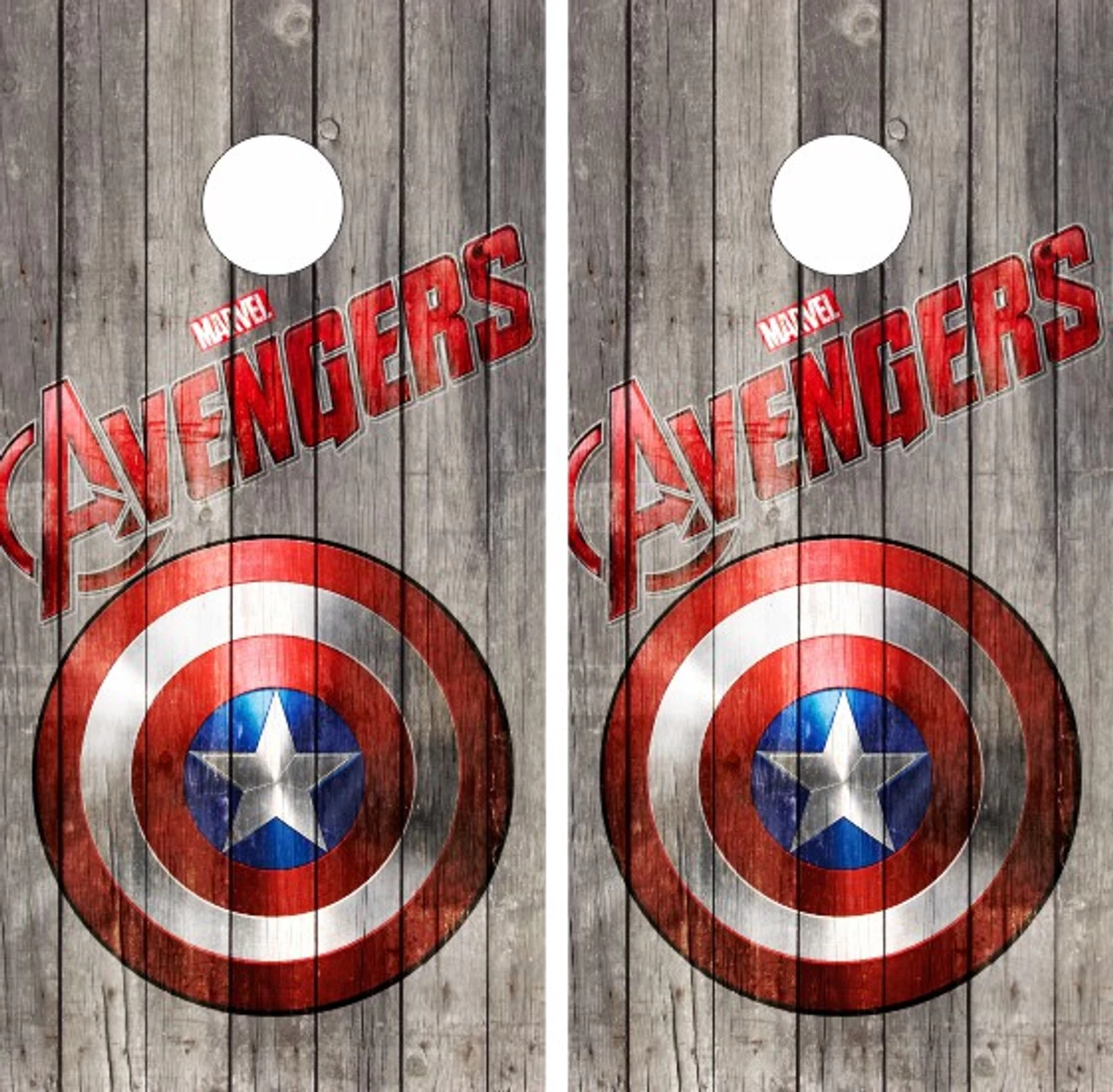 Captain America Version 2 Cornhole Set With Bags 4 Captain America Version 2 Cornhole Set With Bags - Image 2
