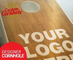 Custom Stained Cornhole Set With Bags 29 Custom Stained Cornhole Set With Bags -Pro Cornhole Shop Chestnut Up Close View 92599.1508893722