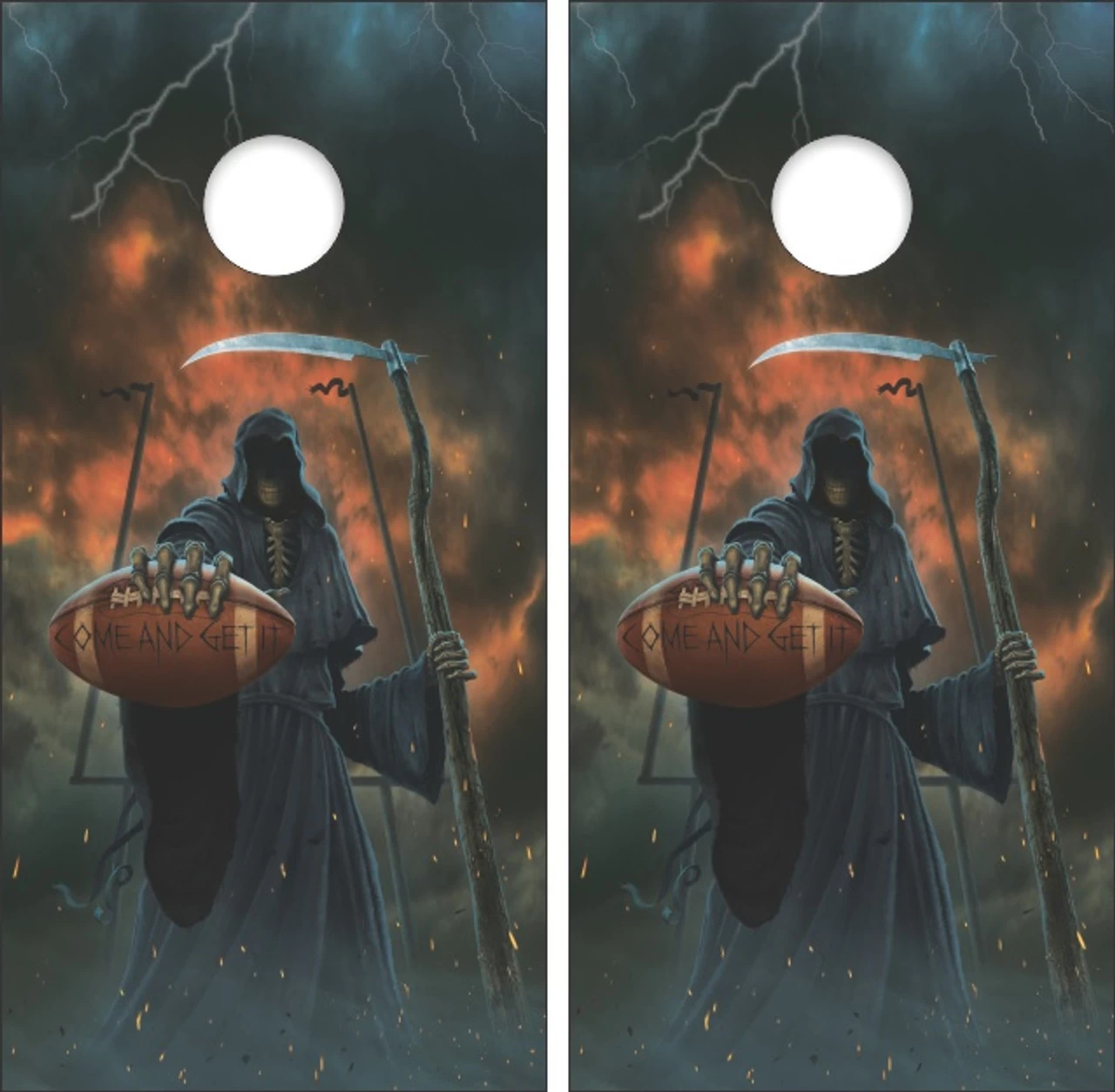 Come And Get It Cornhole Wraps - Set Of 2 3 Come And Get It Cornhole Wraps - Set Of 2