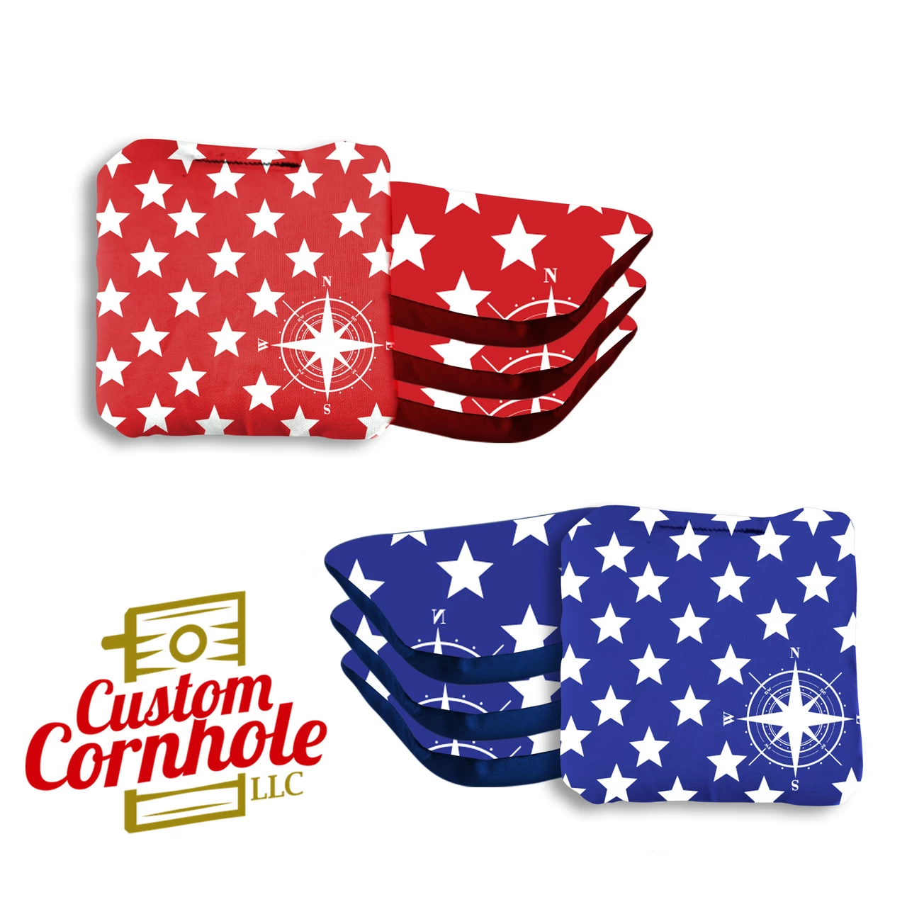 Compass Star Professional Cornhole Bags - Set Of 8 3 Compass Star Professional Cornhole Bags - Set Of 8