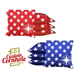 Compass Star Tournament Cornhole Bags - Set Of 8