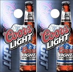 Coors Light Cornhole Wraps - Set Of 2