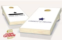Troutman & Gonzales Battle Flag Cornhole Set With Bags