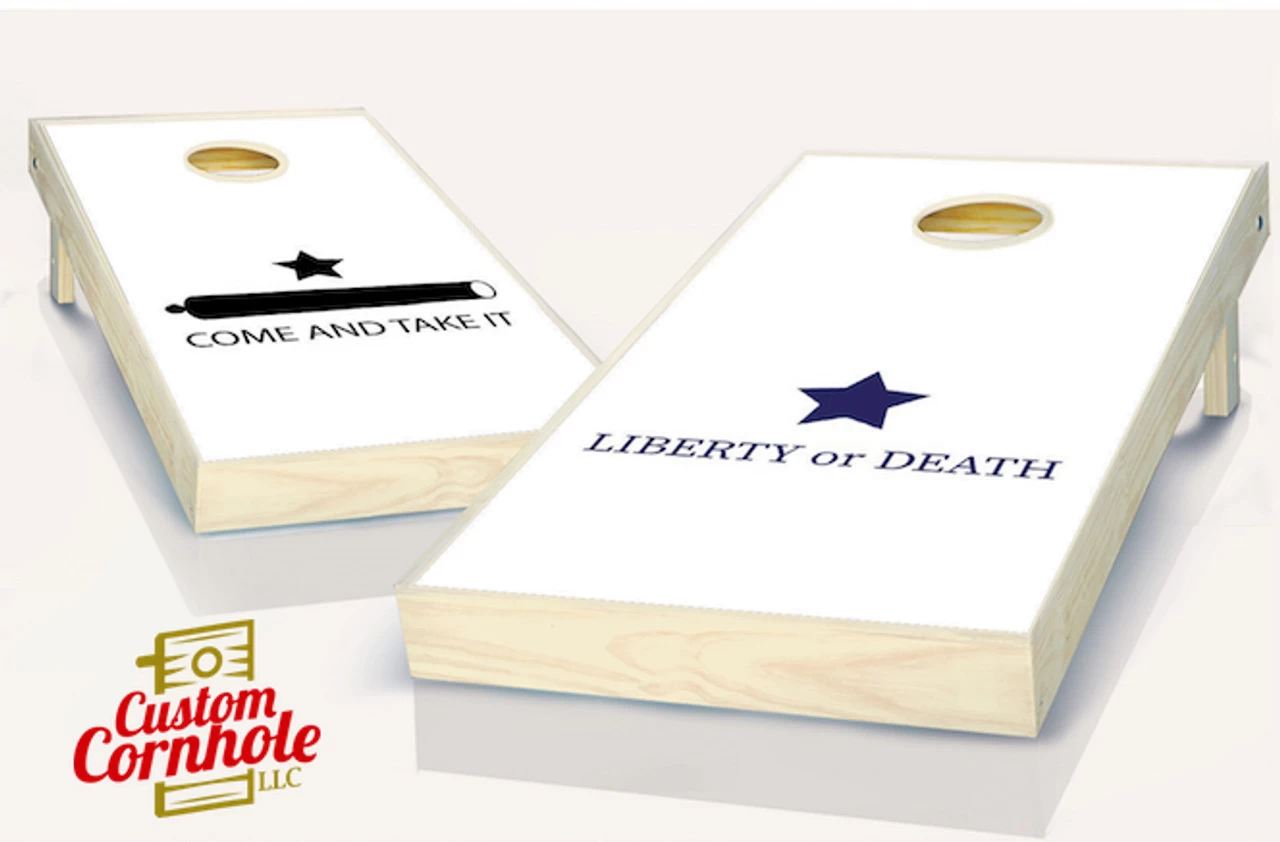 Troutman & Gonzales Battle Flag Cornhole Set With Bags 3 Troutman & Gonzales Battle Flag Cornhole Set With Bags