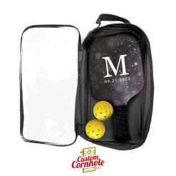 Custom Monogram And Date Pickleball Paddle Set 7 Custom Monogram And Date Pickleball Paddle Set -Pro Cornhole Shop Custom Cornhole LLC Pickleball 2 01852.1707872580