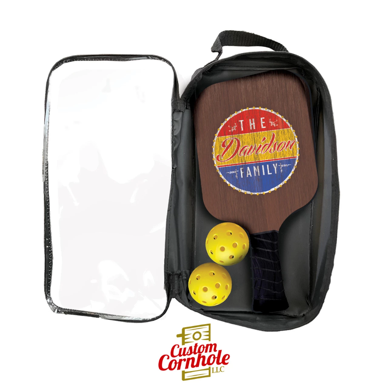 Custom Retro Southern Family Pickleball Paddle Set 4 Custom Retro Southern Family Pickleball Paddle Set - Image 2