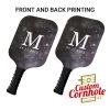 Custom Monogram And Date Pickleball Paddle Set