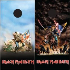 Iron Maiden Version 3 Cornhole Wraps - Set Of 2