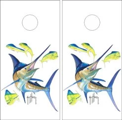 Guy Harvey Cornhole Wraps - Set Of 2