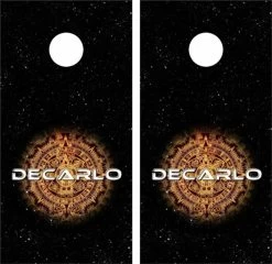 DeCarlo Cornhole Wraps - Set Of 2