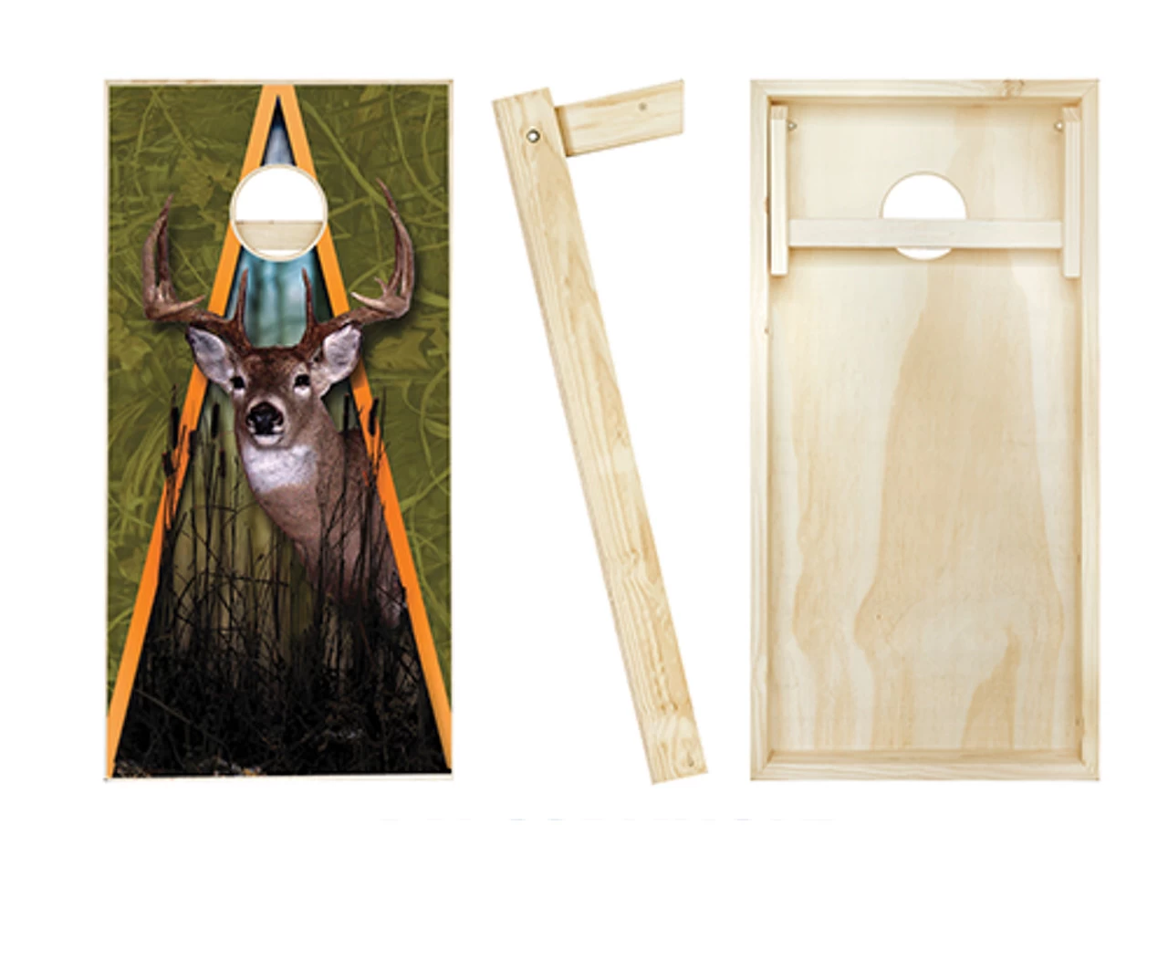 Deer Triangle Cornhole Set With Bags 4 Deer Triangle Cornhole Set With Bags - Image 2
