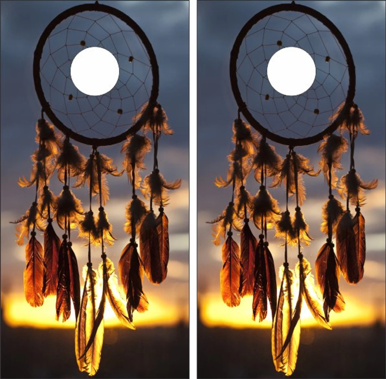 Dreamcatcher Cornhole Wraps - Set Of 2 3 Dreamcatcher Cornhole Wraps - Set Of 2