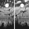American Dog Hunting Cornhole Wraps - Set Of 2 -Pro Cornhole Shop Duck Dog hunter flag 1 1 69693.1584388932
