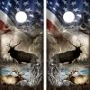 Elk US Flag Wraps - Set Of 2 -Pro Cornhole Shop ELK USA Flag 57360.1669076855