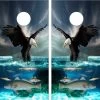 Eagle And Fish Cornhole Wraps - Set Of 2 -Pro Cornhole Shop Eagle Fish Underwater Redfish Trout 2 54919.1493357529