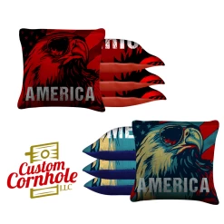 Eagle Shades Tournament Cornhole Bags - Set Of 8