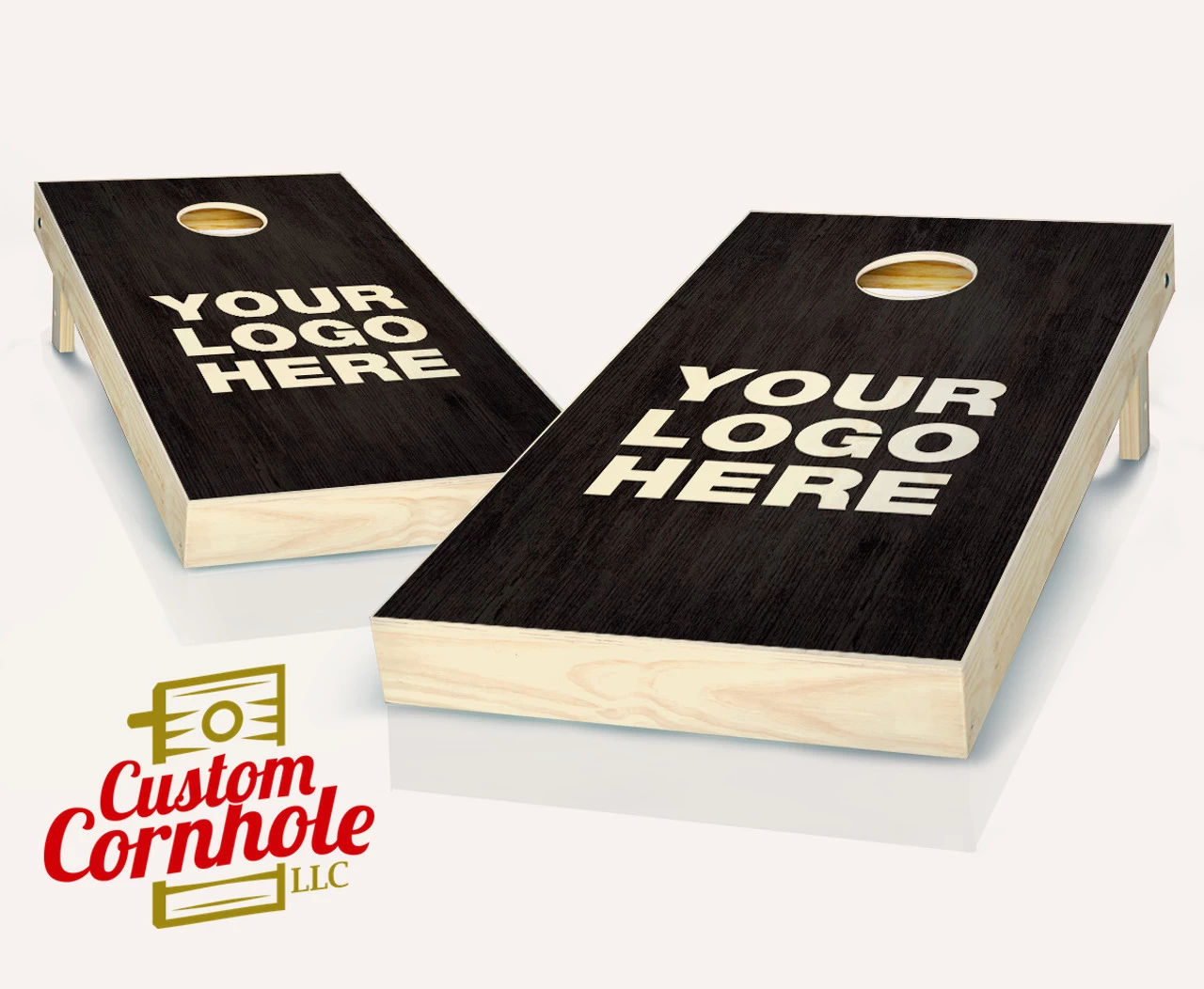 Custom Stained Cornhole Set With Bags 3 Custom Stained Cornhole Set With Bags