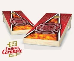 Fireman Cornhole Set With Bags